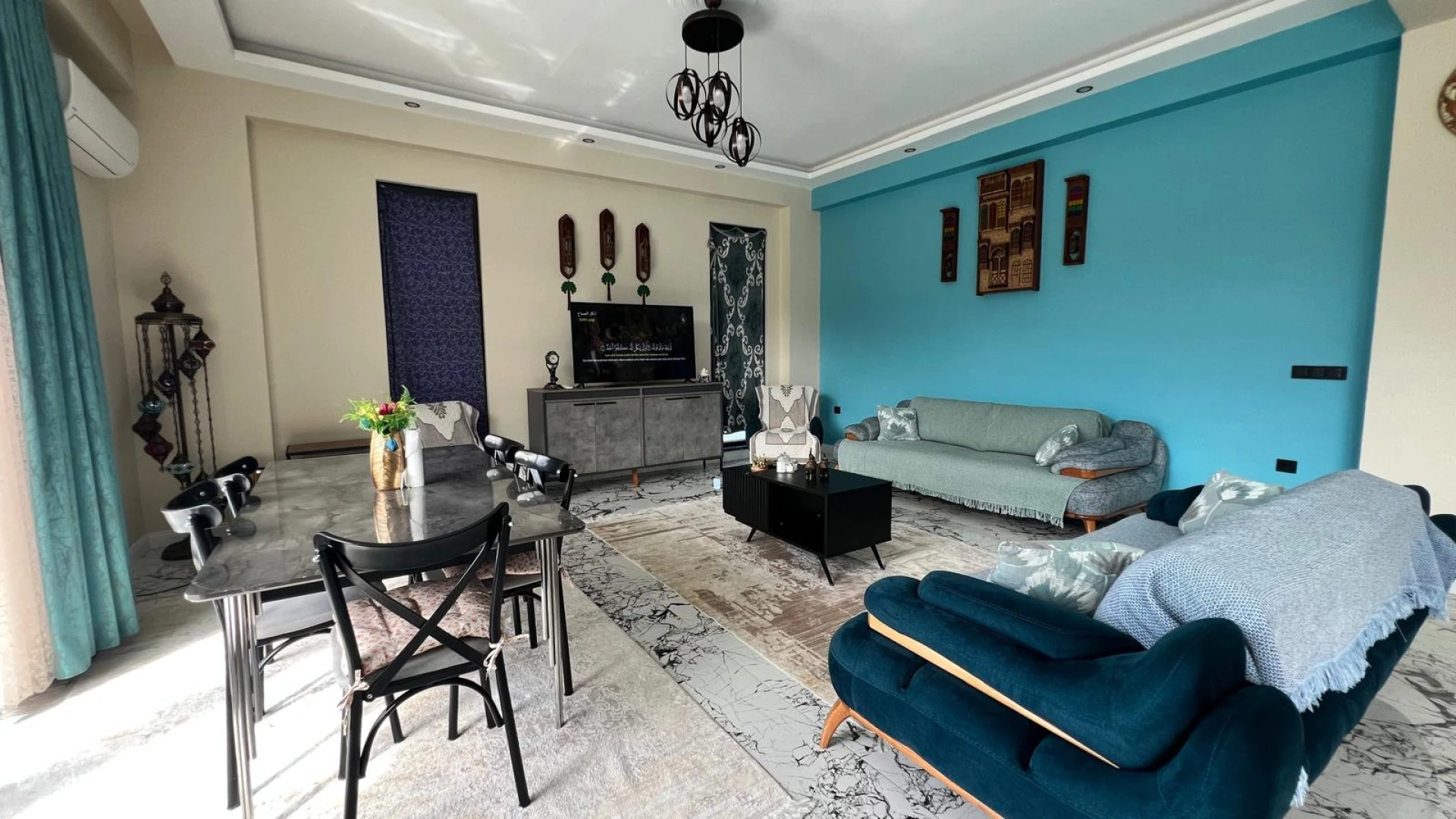 AKKÖY'DE ULTRA LÜKS 4+1 FULL EŞYALI SATILIK VİLLA